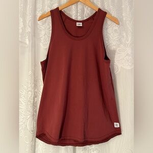 Reigning Champ 100% Cotton Rust Tank Top Athletic Made in Canada Minimalist L